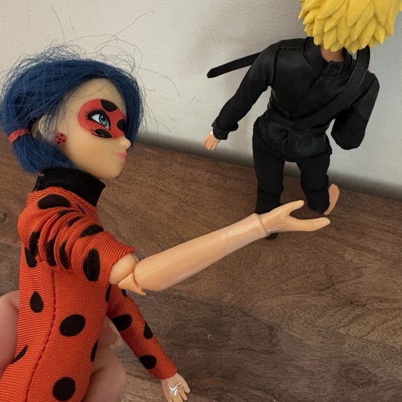 Lot 2‎ Miraculous Ladybug Cat Noir Doll Action Figures Bundle Set Toys Figurines - Picture 6 of 8